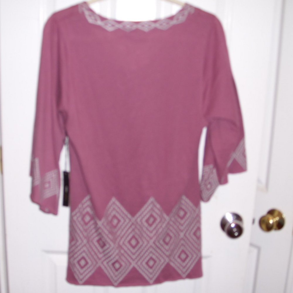 BCBGMaxAzria Ikat Boho Top L NWT 2010 Collection - Picture 2 of 3